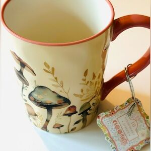 NEW! Strawberry Street Mushroom Mug NWT